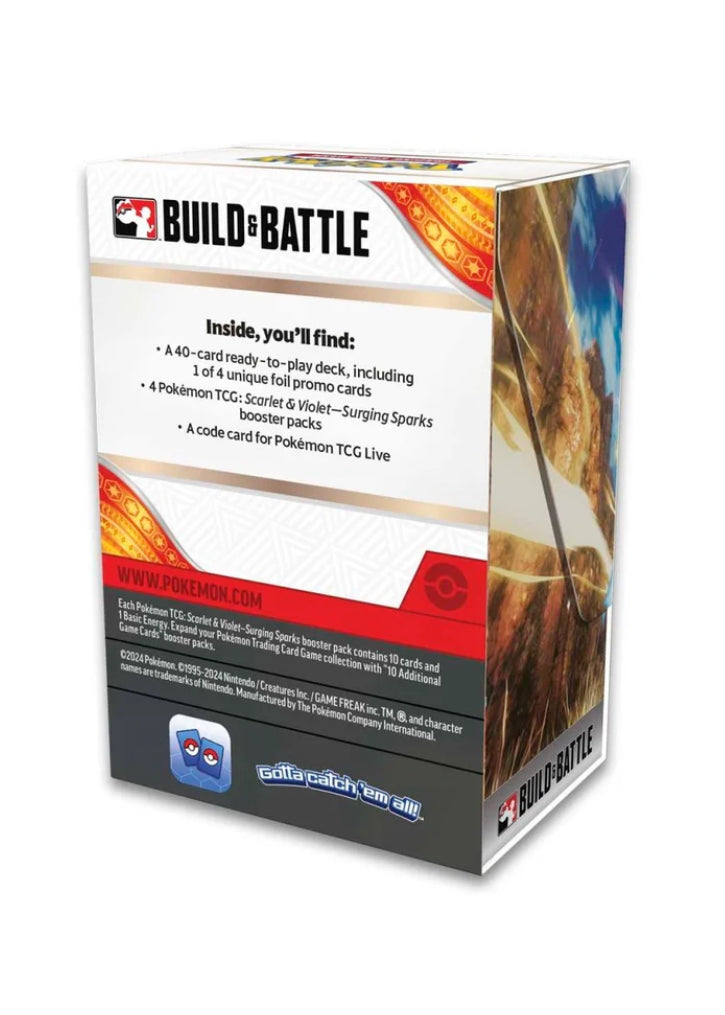 Surging Sparks Build & Battle Box - Pokemon TCG: Scarlet & Violet