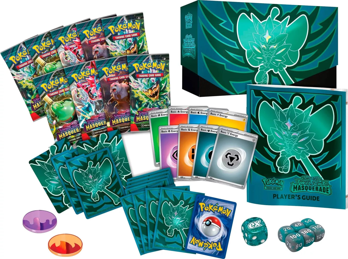 صندوق تدريب النخبة Twilight Masquerade (ETB) - بوكيمون TCG: Scarlet & Violet