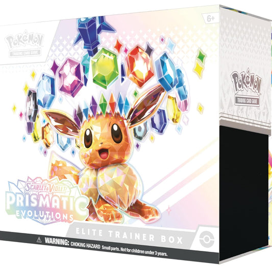 صندوق المدرب النخبوي Prismatic Evolution (ETB) - لعبة تداول بوكيمون: Scarlet &amp; Violet