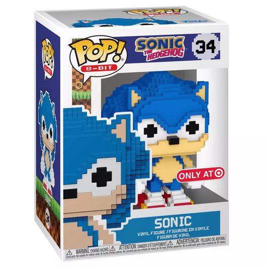 Funko POP! 8-bit: Sonic the Hedgehog Sonic Figure (Target Exclusive)