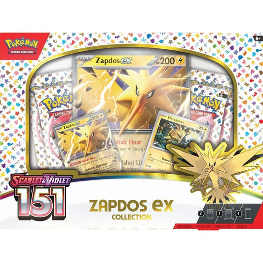 Pokemon 151: Zapdos ex Collection - SV: Scarlet & Violet 151 (MEW)
